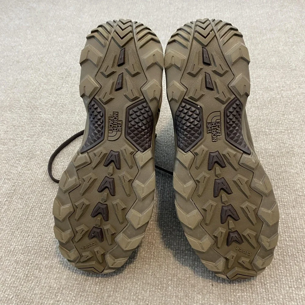 The North Face Snow Boots Mens Size 11.5 Brown Leather‎ Winter NF0A3314 Gorpcore